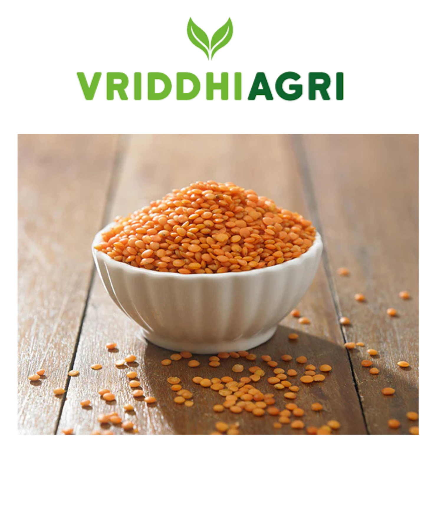 Organic Masoor Dal 500g – Vriddhi by Sutrakart