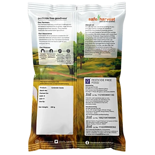 Whole Dhania Seeds in Wooden Bowl