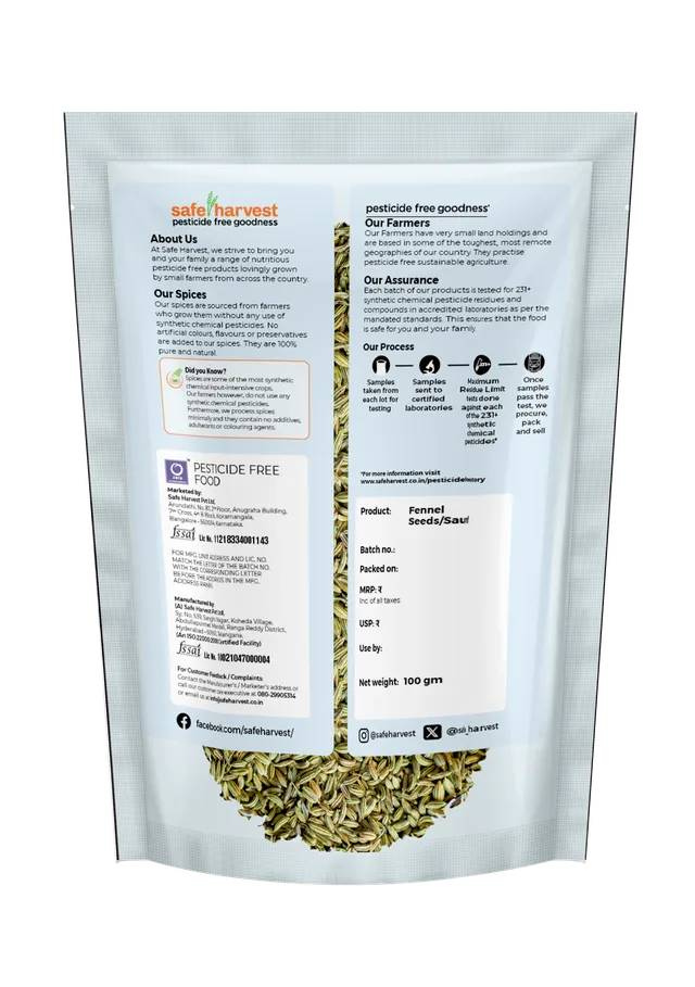 Whole Fennel Seeds in Wooden Bowl