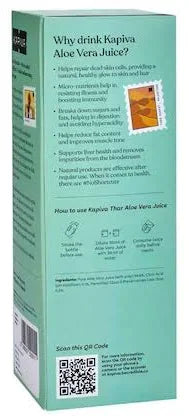 Nutritional info label on the back of the bottle