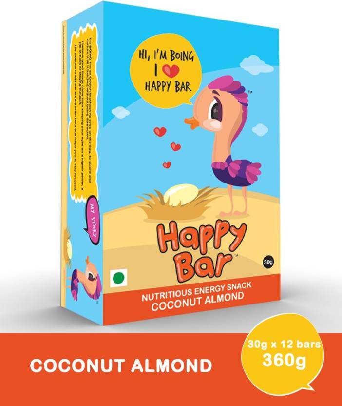 Happy Bar – Coconut Almond Protein Energy Bar