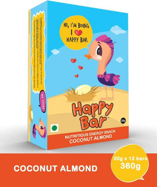 Happy Bar – Coconut Almond Protein Energy Bar