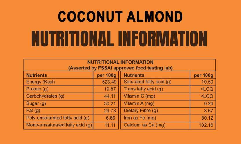Happy Bar – Coconut Almond Protein Energy Bar