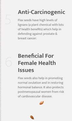Parijata Flax Seeds benefits for heart and gut health, anti-carcinogenic properties, and female health support.