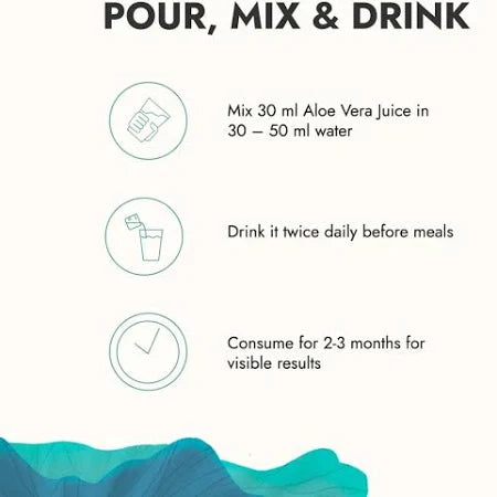 Juice pouring into a glass