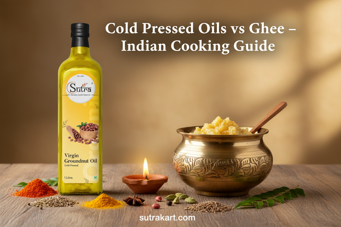 Cold Pressed Oils vs Ghee: When to Use What in Indian Cooking