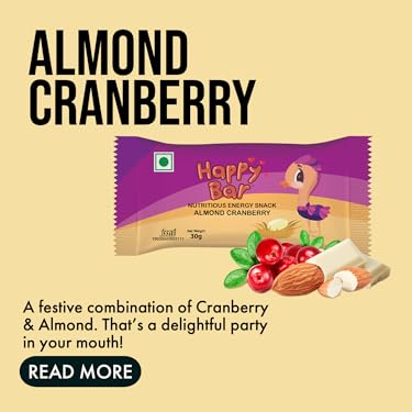 Happy Bar – Natural Energy Bar | Healthy & Nutritious Snack | Sutrakart