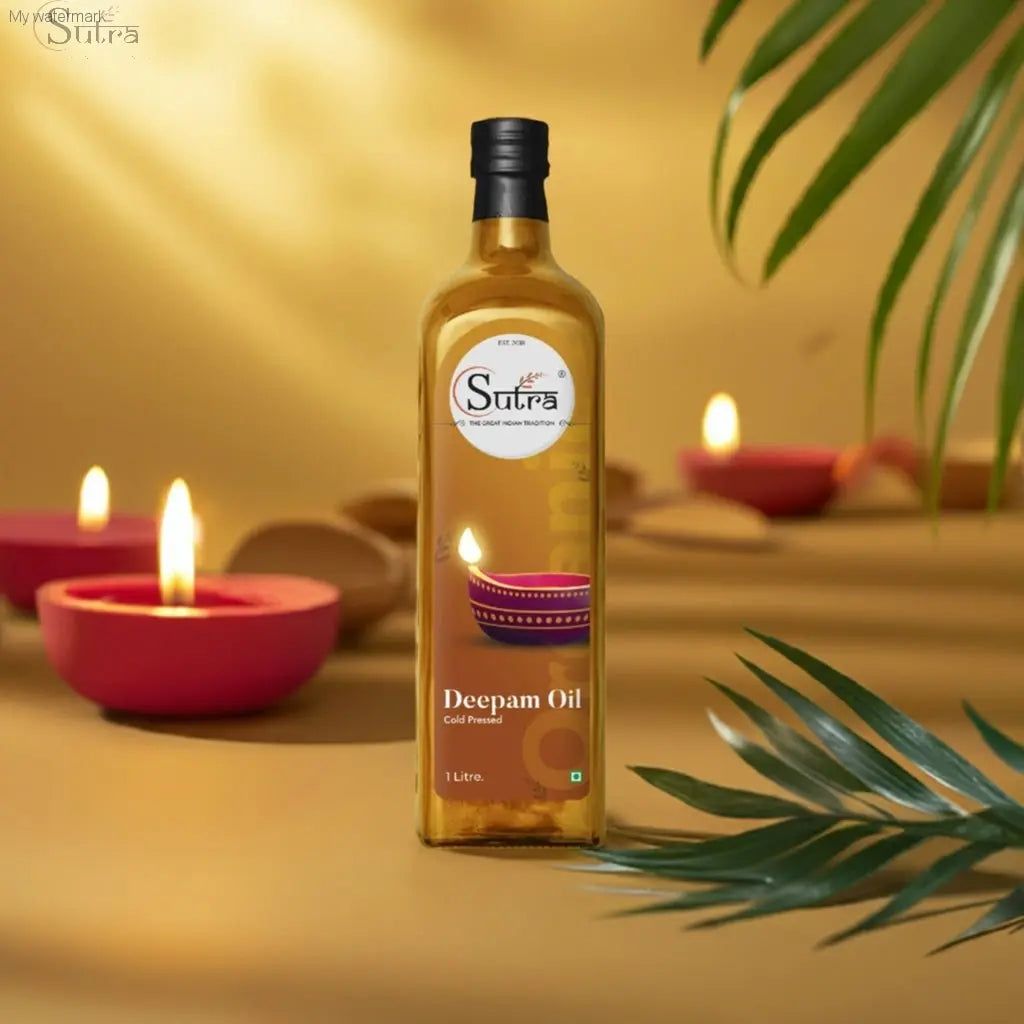 Pancha Diya Oil: Pure Lamp Oil for Pooja & Deepam Ceremonies