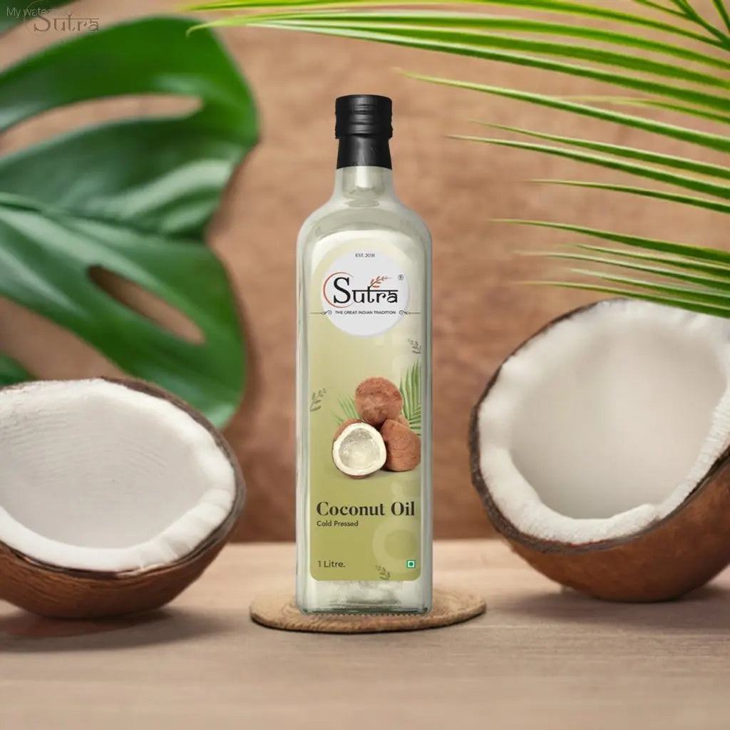 Best Cold Pressed Coconut Oil Jar - 100% Pure & Organic