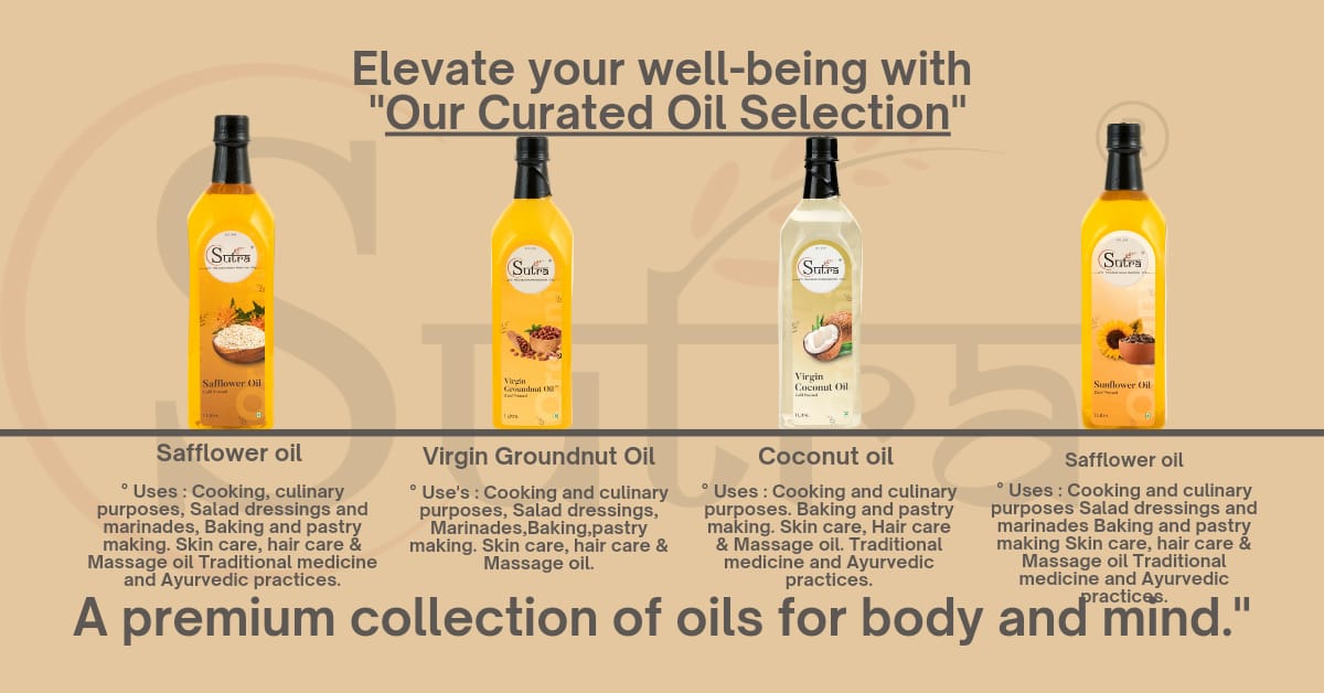 Wooden Cold Pressed Oils – Groundnut, Coconut, Sesame & More