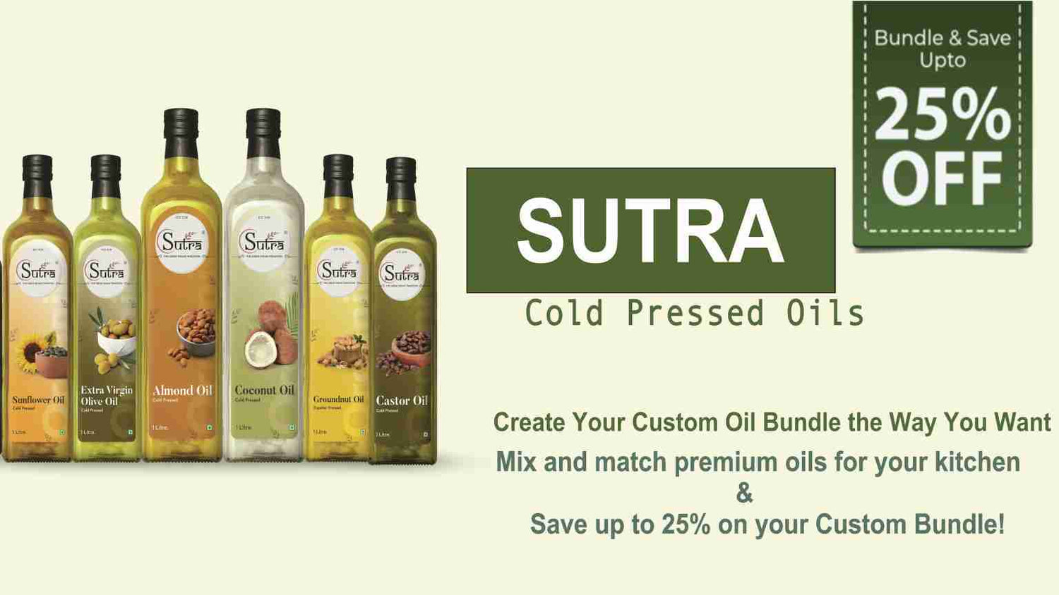 Build Your Custom Oil Bundle | Save on Cold-Pressed Oils