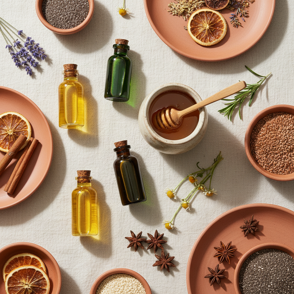 New Arrivals – Natural Wellness Flat Lay