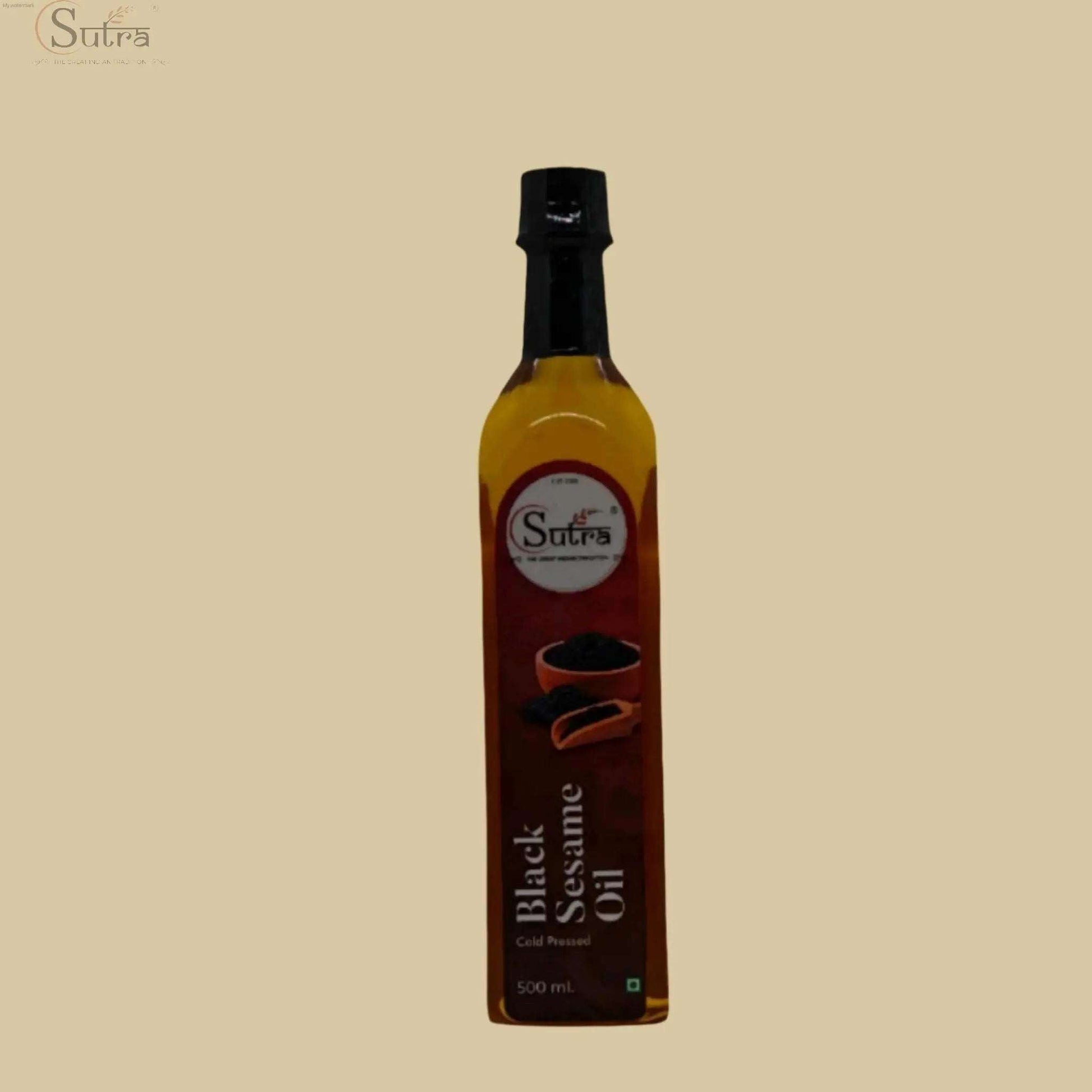 500ml cold pressed til oil, pure sesame oil for hair and skin nourishment