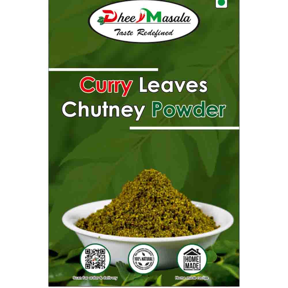 Aromatic Curry Leaf Chutney Powder Close-up