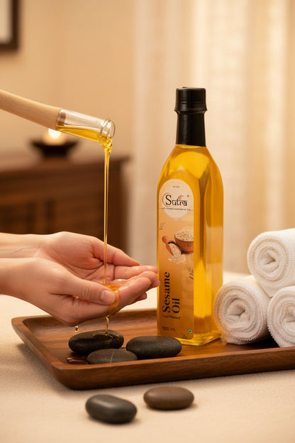 Ayurvedic Sesame Oil for Oil Pulling and Massage