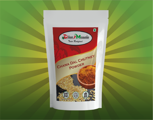 Chanadal Chutney Powder 100g front pouch