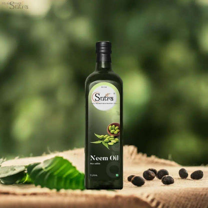 Cold Pressed Neem Oil Bottle – Sutrakart Margosa Oil