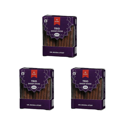 Eco-Friendly Herbal Dhoop Burning in Brass Holder