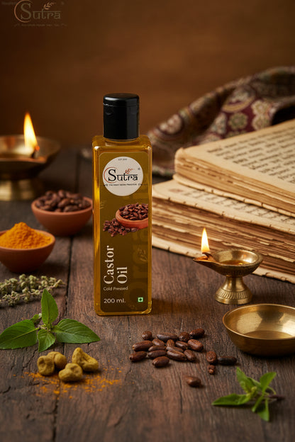 Natural Castor Oil for Baby Massage and Eyelashes