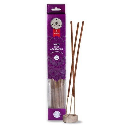 Handmade White Sage Incense Sticks for Cleansing and Meditation