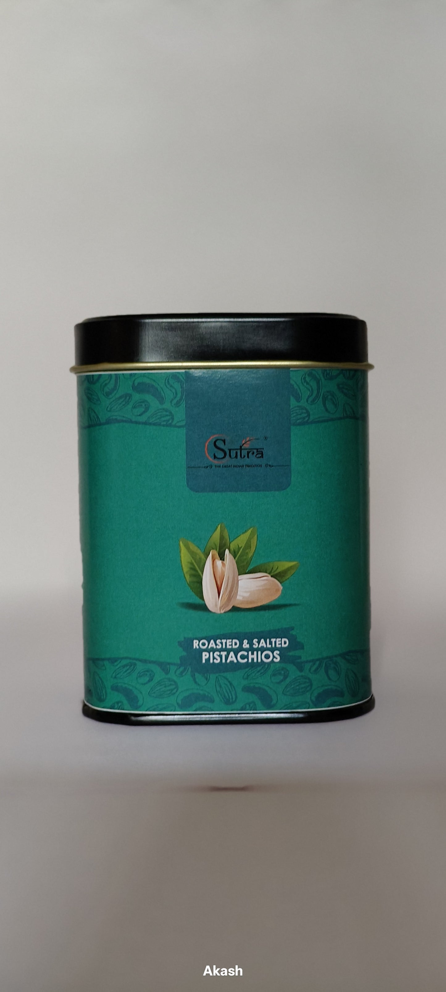 Sutra Pistachios Roasted & Salted in Tin | Premium Crunchy Pista | Healthy Protein Snack | 75g
