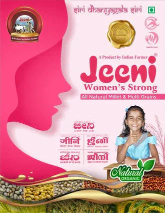 Jeeni Women Strong 1KG Ayurvedic Nutrition for Women packaging.