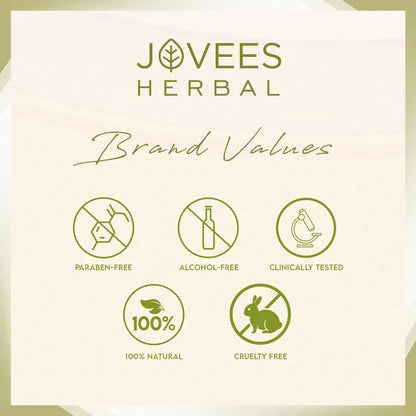 Jovees Shea Body Butter for deep moisturization of dry, rough skin, enriched with shea butter, almond, and olive oils.