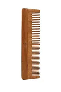 Mini Comb on Wooden Bathroom Tray
