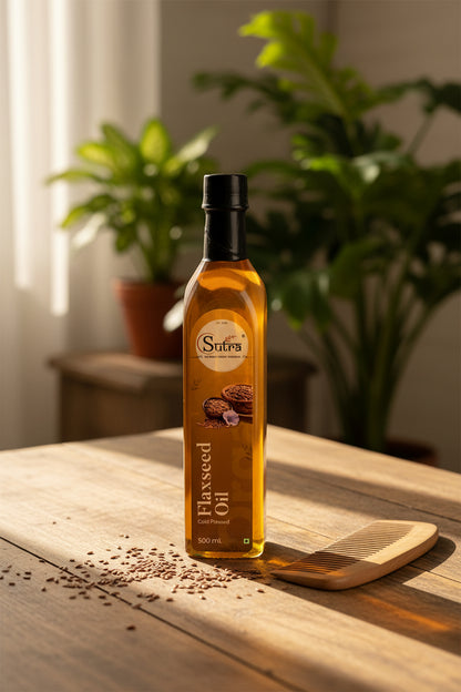 Natural Flaxseed Oil for Vegan and Keto Diets