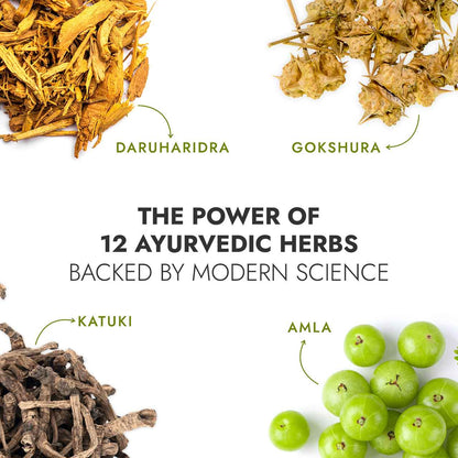 Natural fat burner visual theme with clean layout
