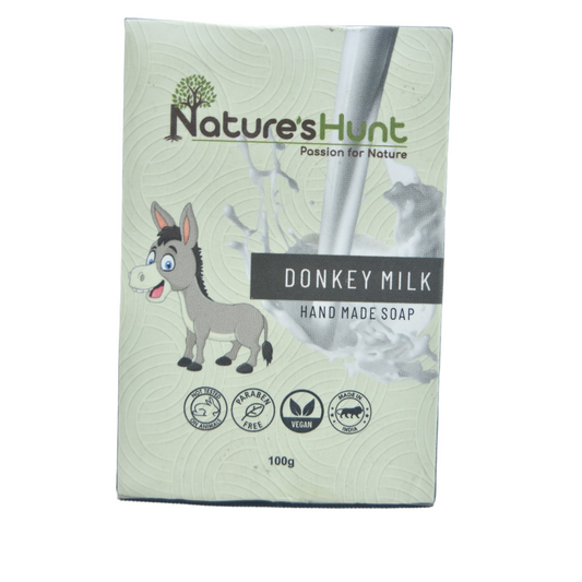 Natures Hunt Donkey Milk Soap Front View