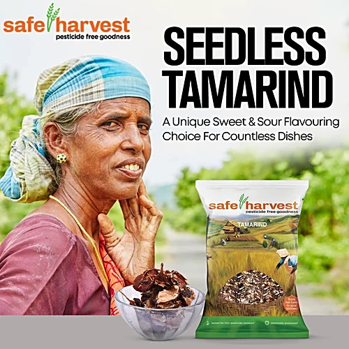 Puliyodarai rice made with Safe Harvest Tamarind