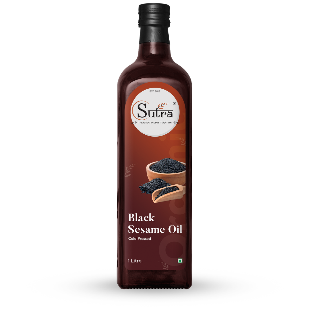 Cold Pressed Gingelly Oil (Black Sesame Seed Oil) – Ayurvedic Til Oil