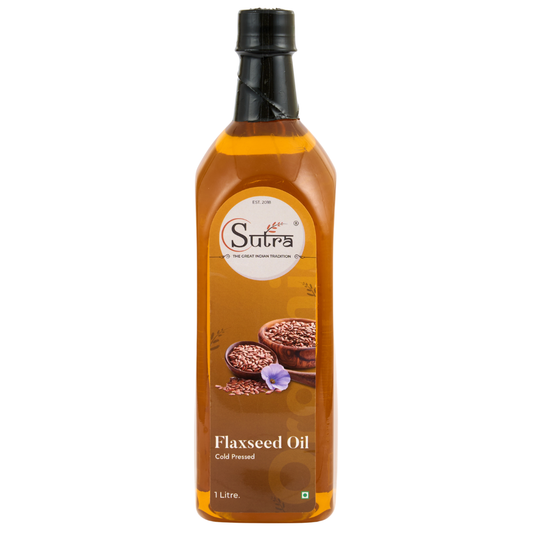 Wooden Cold Pressed Flaxseed Oil – Rich in Omega-3 & Plant Nutrition