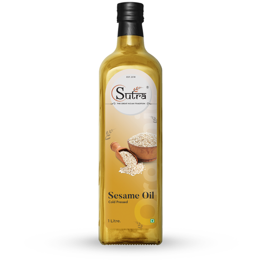 Cold Pressed White Sesame Oil (Til Oil) – Wooden Ghani Extracted