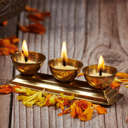Pure Cow Ghee Diyas Ready for Pooja by Swaha
