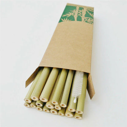 Reusable Straw on Wooden Surface