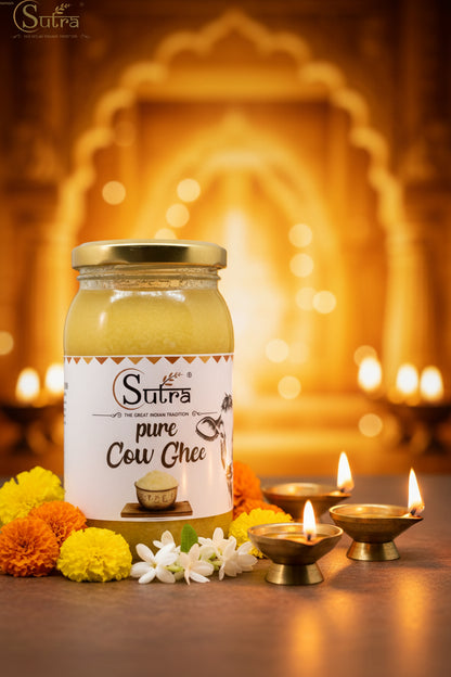 Sutra Cow Ghee Online | 100% Natural & Traditional Bilona MethodBuy Pure Cow Ghee Online