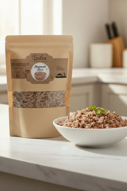 Sutra Rajamudi Rice (Raw, From Karnataka) | Traditional, Nutritious & Rajamudi Rice