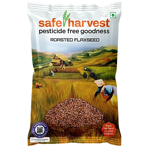 Safe Harvest Flaxseeds 250g pouch front 