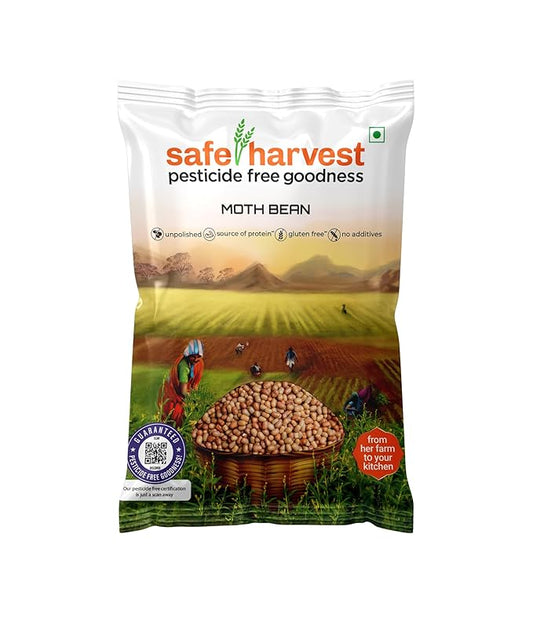 Safe Harvest Moth Bean 500g Front Pack