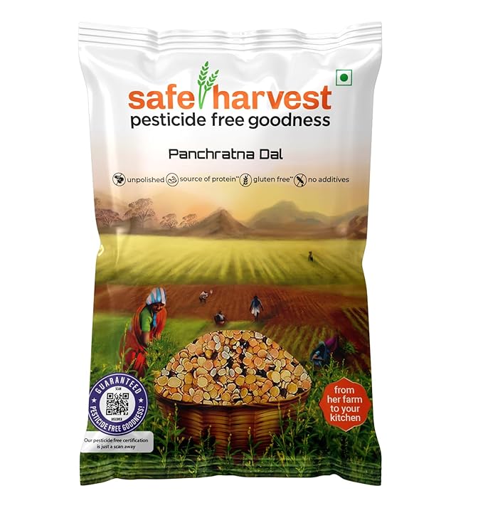 Safe Harvest Panchratna Dal 1kg Front Pack