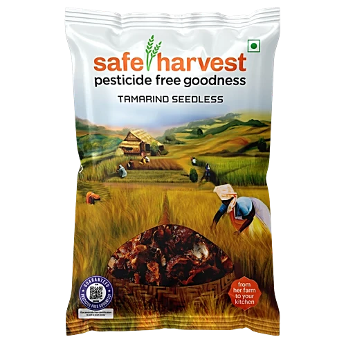 Safe Harvest Pesticide Free Tamarind 500g Packaging