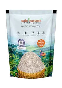 Safe Harvest White Sesame Til 100g front pack