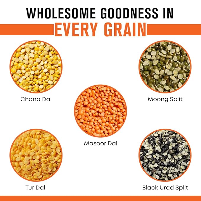 Safe Harvest eco-packaging for Panchratna Dal 500g