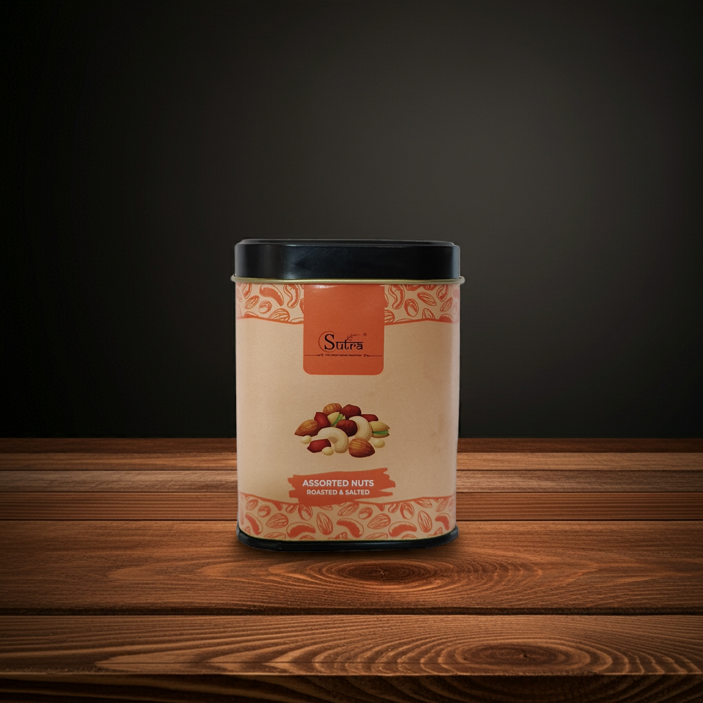 Sutra fried and salted dry fruits, cashew, pista, alomd