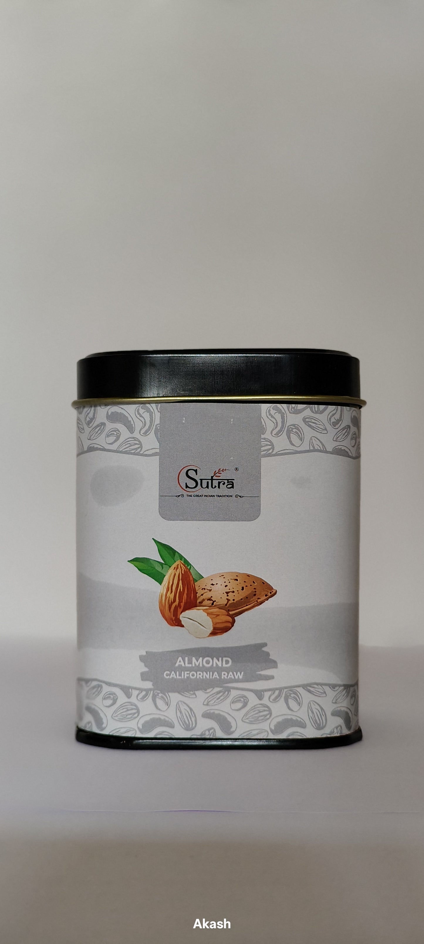 Sutra Premium Almonds – 100% Natural | Airtight Tin Pack