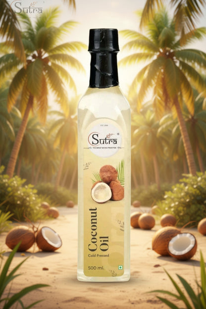 Sutrakart Cold Pressed Coconut Oil Packaging