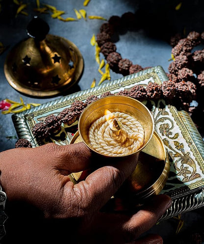 Swaha Jyot Wick Used in Temple for Pooja