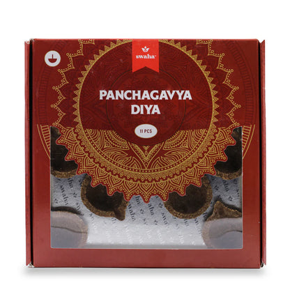 Swaha Panchagavya Diya Without Ghee Front Pack View